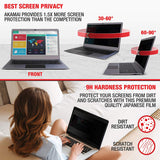 15.6 Inch (Diagonally Measured) Privacy Screen Filter for Widescreen Laptops (AP156W9B) Anti Glare