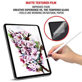 iPad Pro 11 Inch Paper Feel Glass Screen Protector - 2 Pack - Paper Feel Matte Texture - Writing & Drawing Film