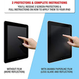 iPad Pro 9.7 Inch Paper Feel Glass Screen Protector - 2 Pack Writing and Drawing Film - Paper Feel Matte Texture