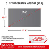 31.5 Inch (Diagonally Measured) 16:9 ASPECT RATIO Privacy Screen Filter for Widescreen Computer Monitors
