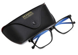 Blue Light Blocking Glasses - Computer Screen Bluelight Protection - Anti UV Glare - Edisto Model (+1.25, Black)